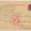 1940 postcard w 18s single president Päts, Tallinn - Litzmannstadt/Lodz