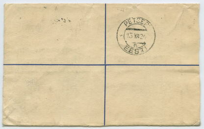 1924 incoming registered stationery, East London, South Africa - Petseri - Image 2