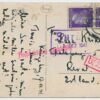 1941 incoming censored and returned postcard "Ansichtskarte unzulässig", Königsberg - Reval/Tallinn