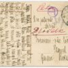 1920 postage due card to military service, Pärnu - Petseri