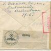 1940 double censored incoming letter, Posen - Tallinn (Umsiedlung?) - Image 2