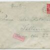 1942 German occupation, incoming censored letter w. "Ostland" marking, Einseidel - Tallinn