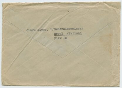 1943 German field post, returned to sender, long letter, Reval/Tallinn - Orel front, Russia - Image 2