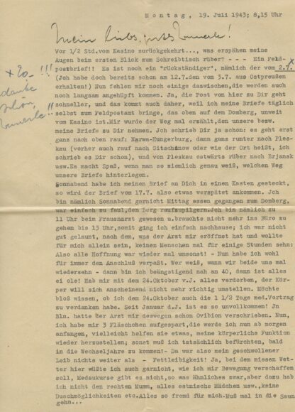 1943 German field post, returned to sender, long letter, Reval/Tallinn - Orel front, Russia - Image 3