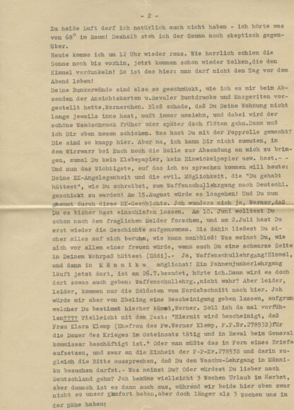 1943 German field post, returned to sender, long letter, Reval/Tallinn - Orel front, Russia - Image 4