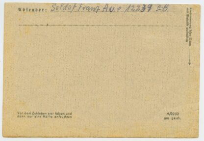 September 1944, German field post Feldlazarett 572, Hapsal/Haapsalu - Sorsum, Hildesheim, Germany - Image 2