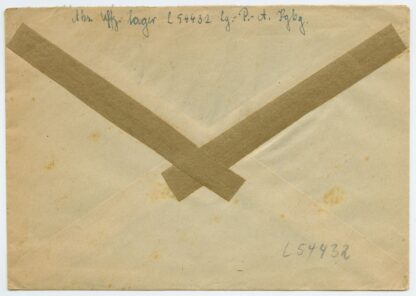 1944 German Luftwaffe field post, 3. Flieger-Division, date 4.4.44, Petseri area - Germany - Image 2