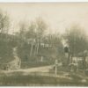 1920 early postcard w. single 35p Tallinn skyline stamp, Petseri/Petchory - Võru - Image 2