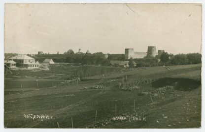 1924 postcard JRBOSKA (JSBORSKI)-A postmark, Irboska/Izborsk-Tallinn - Image 2