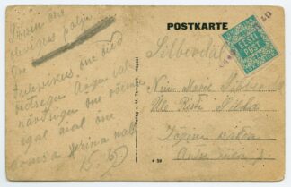 1919 postcard w. provisional postmark СТ ПАЛЛИФЕРЪ