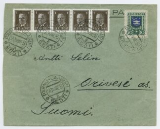 1936 Caritas 10s mixed, Pärnu-Jaagupi - Orivesi, Finland